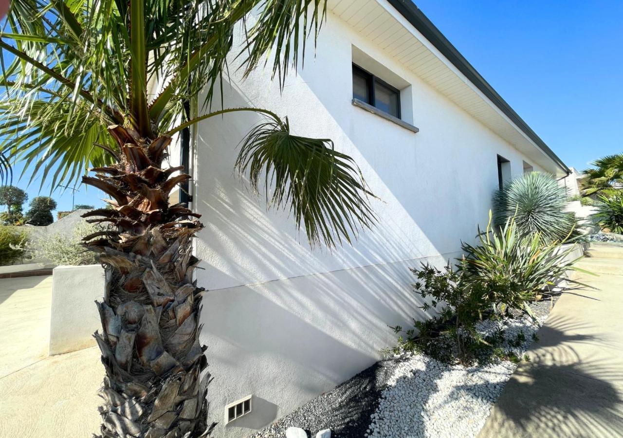 Villa Contemporaine Avec Piscine Chauffee Proche Des Plages Sauvian Εξωτερικό φωτογραφία